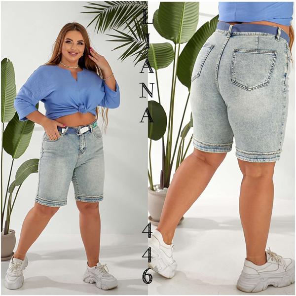Шорты Liana Denim (34-42) 446 grey (лето)