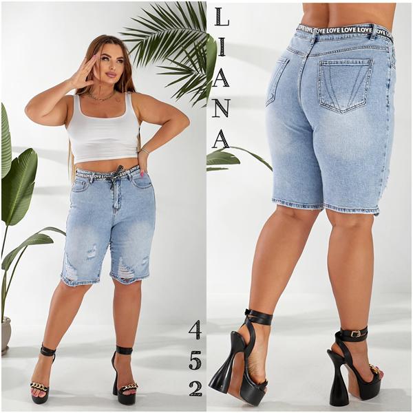 Шорты Liana Denim (30-36) 452 l.blue (лето)