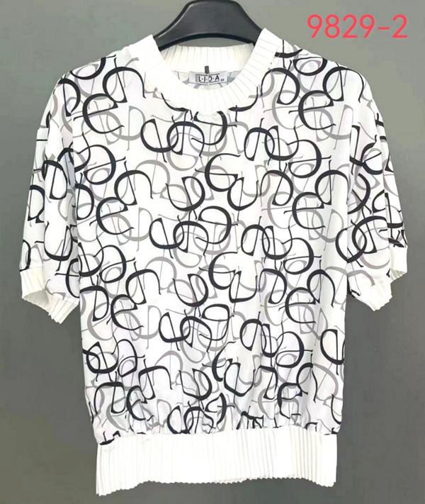 Футболка LIDA (52-62) 9829-2 white (лето)