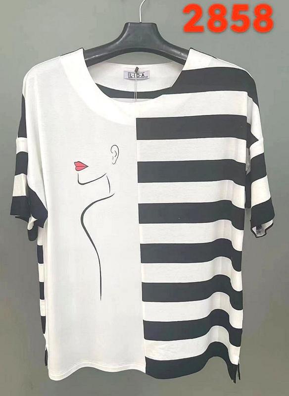 Футболка LIDA (50-60) 2858 white (лето)