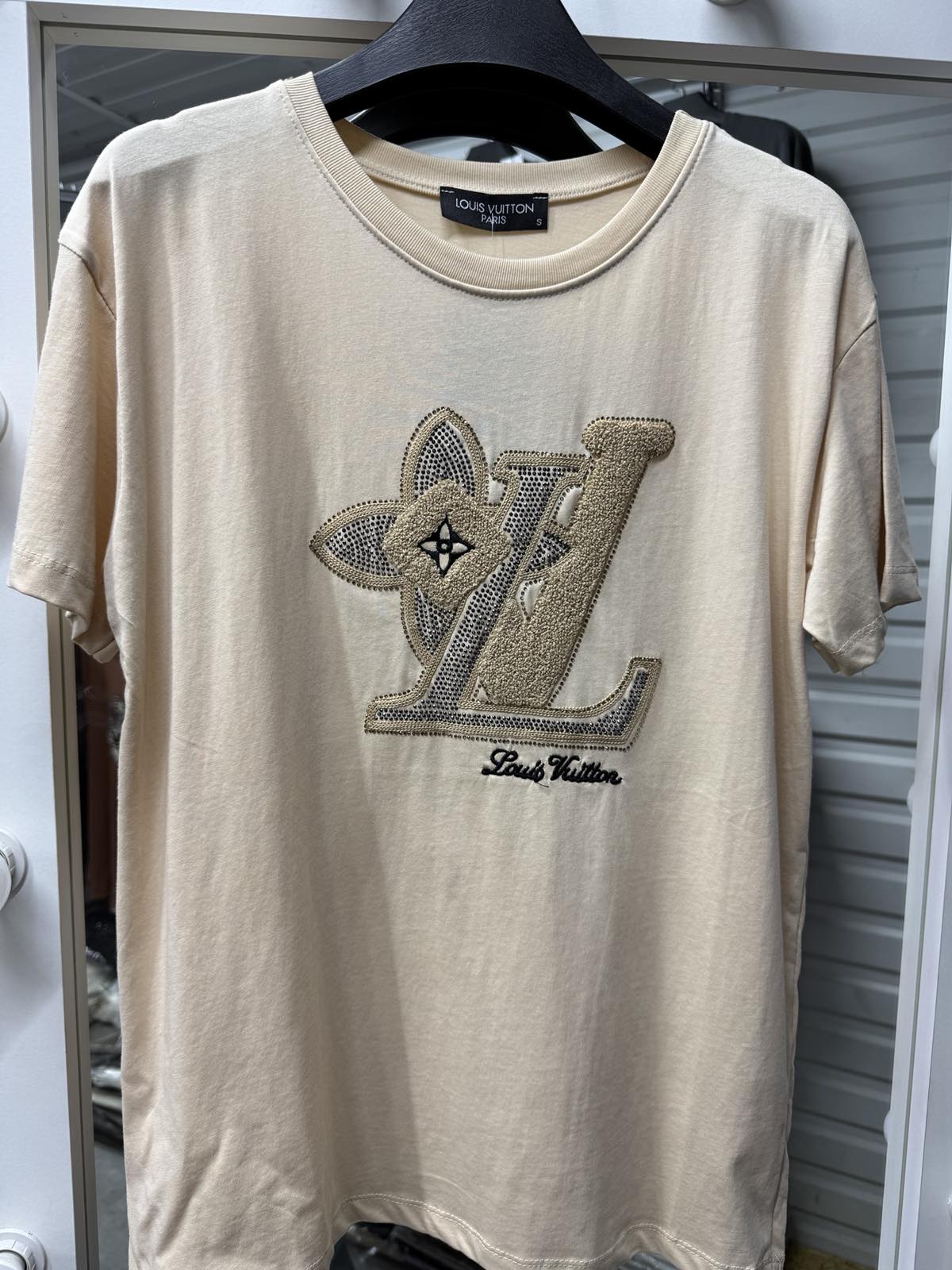 Футболка Karon (S-L) 4541 beige (лето)