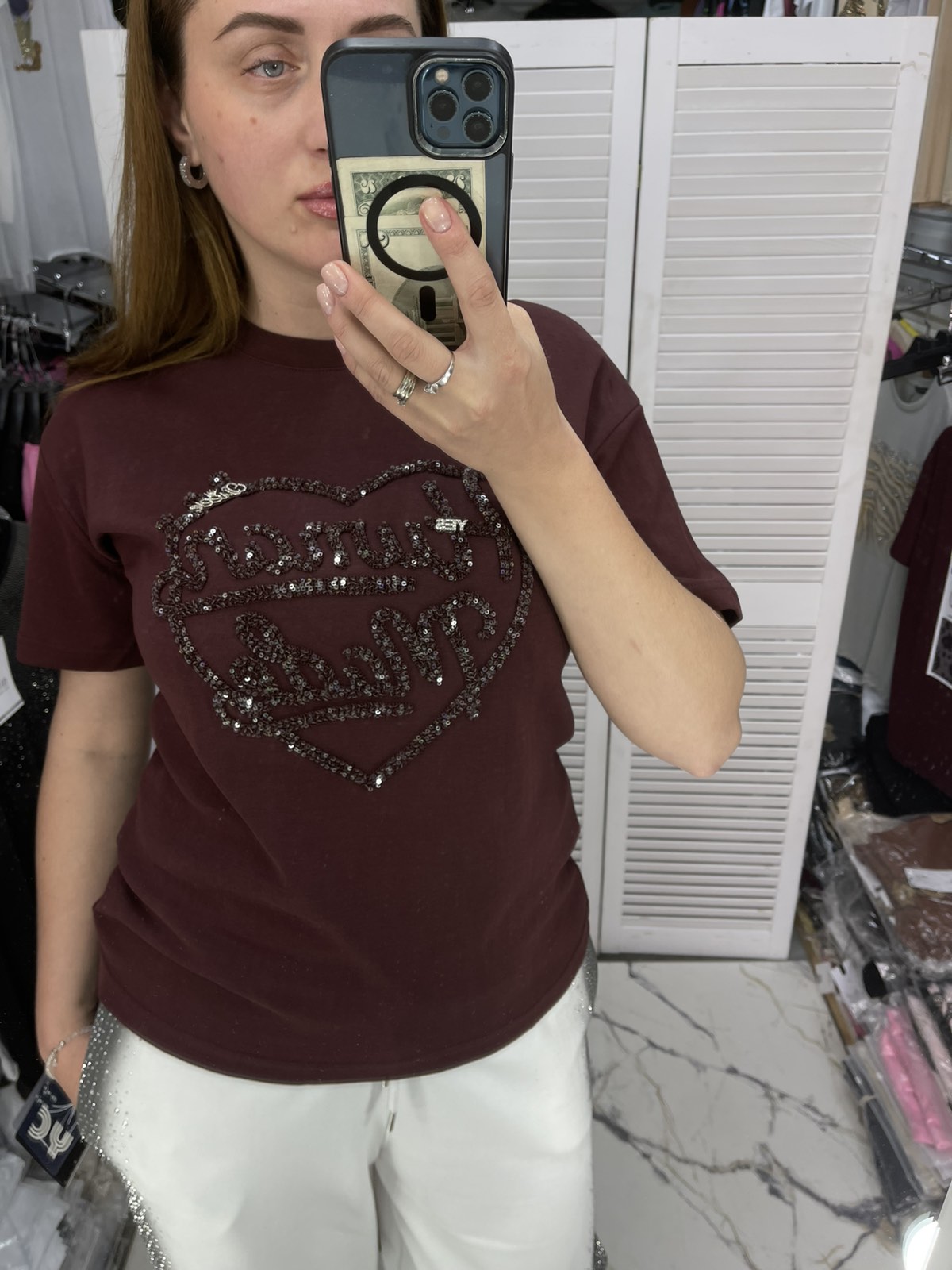 Футболка Karon (one size) 8206 brown (лето)