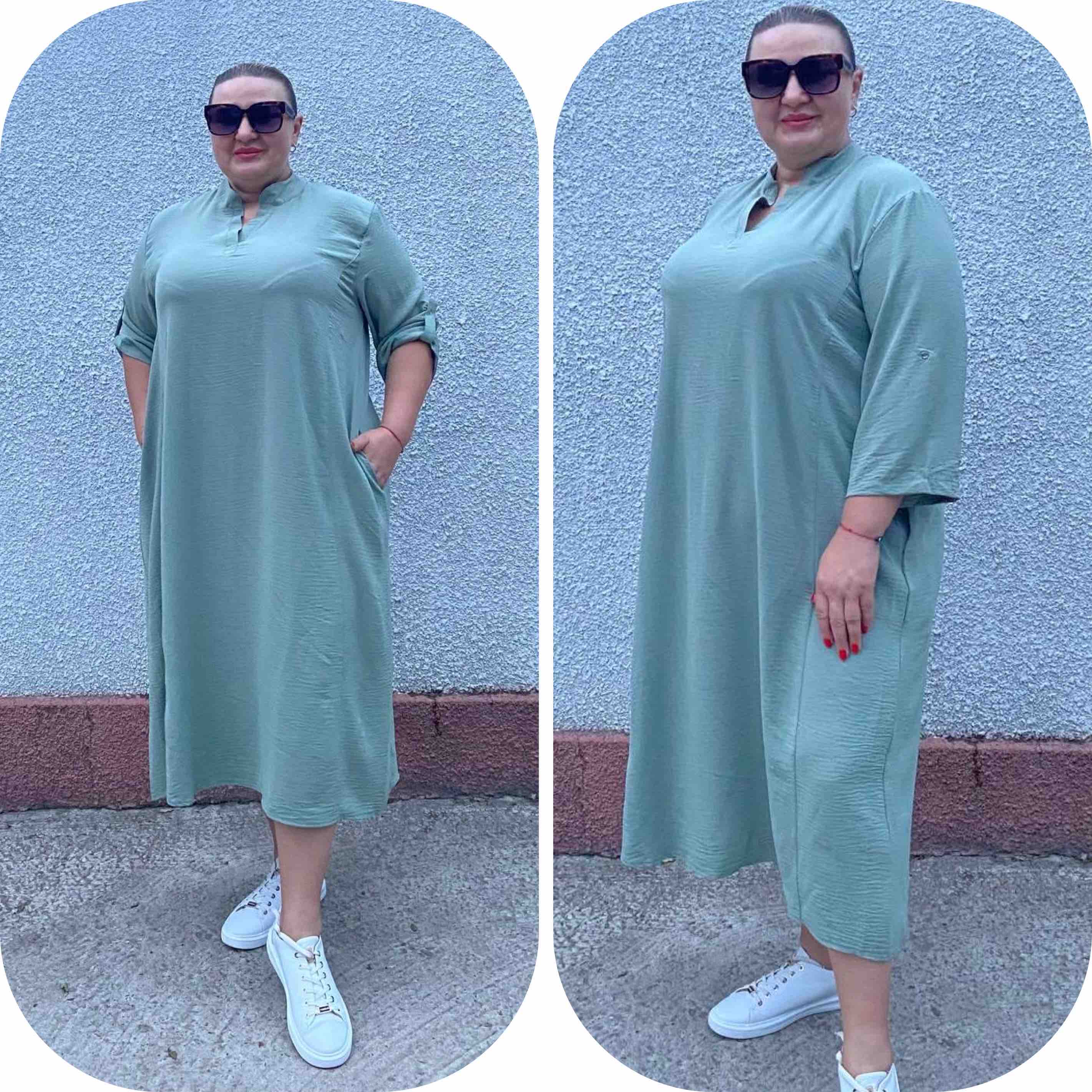 Платье BAT (52-60) 87 l.blue (лето)