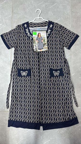 Халат Brilliant (54-62) 1330 navy (лето)