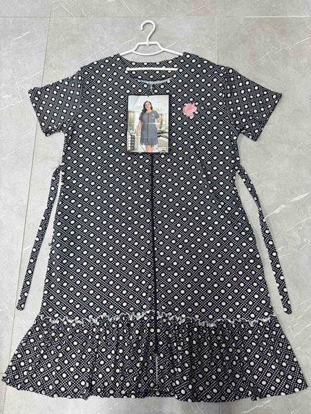 Халат Brilliant (54-62) 1338 navy (лето)