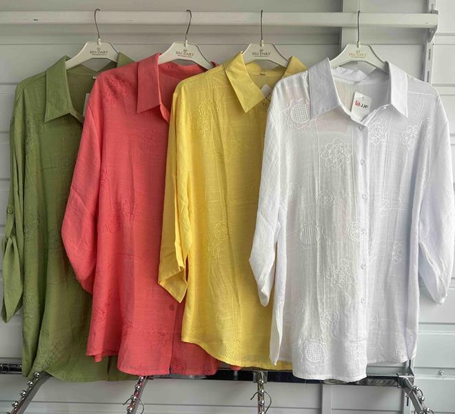 Рубашка P.HEY (XL-4XL) 109 coral (лето)