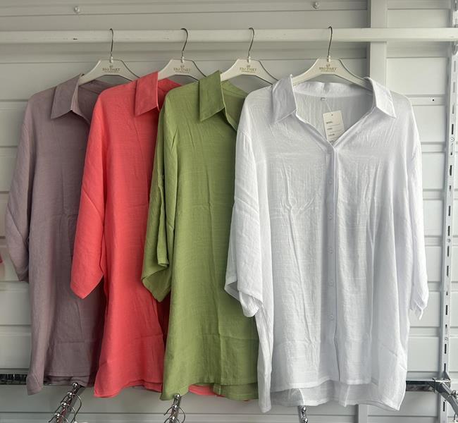 Рубашка P.HEY (3XL-6XL) 2205 green (лето)
