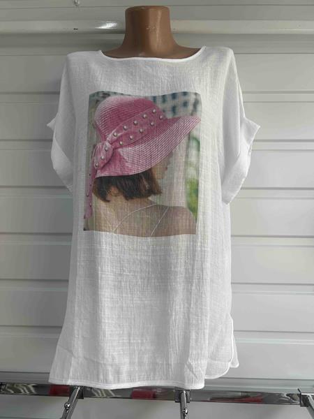 Футболка P.HEY (XL-4XL) 319 white (лето)