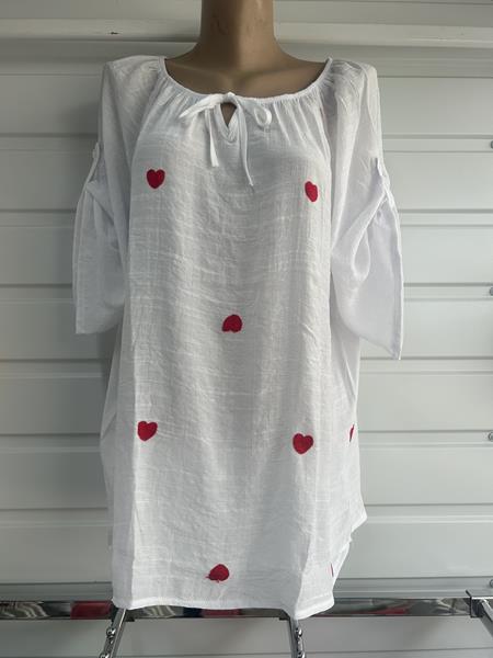 Туника P.HEY (L-3XL) 372 white (лето)