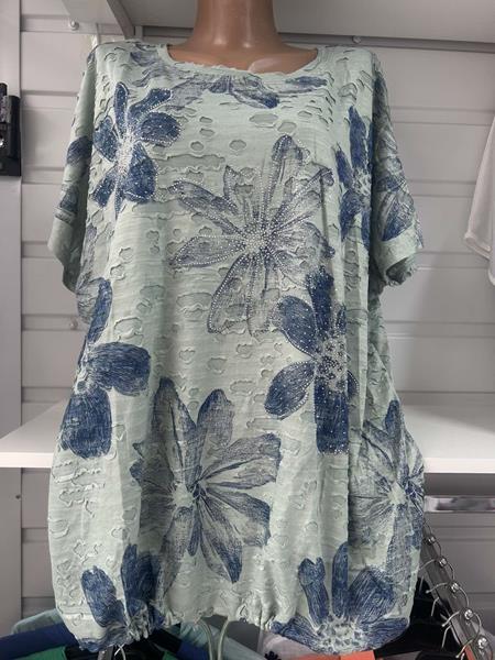 Футболка P.HEY (2XL-5XL) 8201 mint (лето)