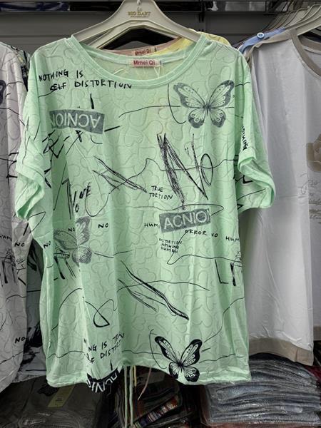Футболка P.HEY (2XL-5XL) 8560 mint (лето)