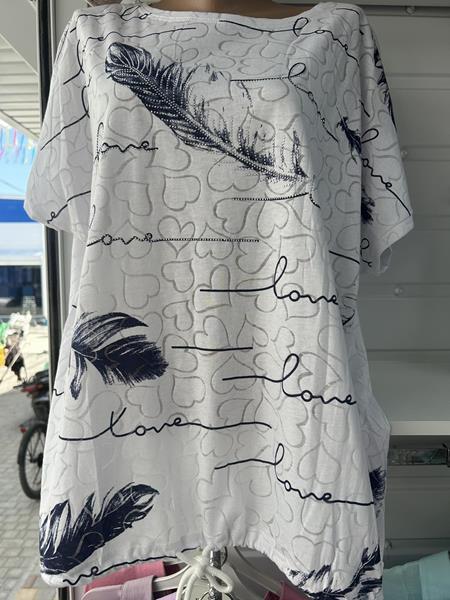 Футболка P.HEY (2XL-5XL) 8562 white (лето)