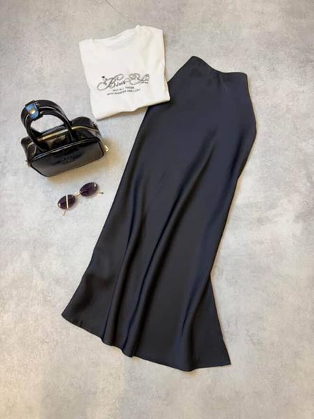 Юбка EVA (42-52) 257 black (лето)