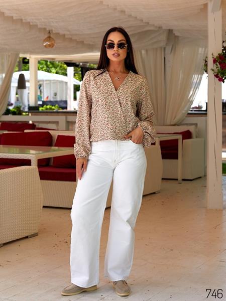 Блузка WideRange (46-52) 746 beige (деми)