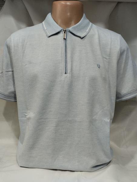 Футболка Panda (L-3XL) 1928 l.blue (лето)