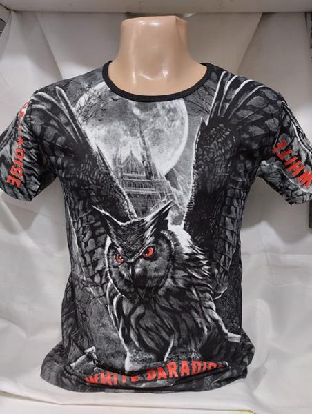 Футболка Panda (M-2XL) 1949 black (лето)