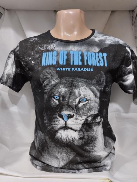 Футболка Panda (M-2XL) 1952 black (лето)