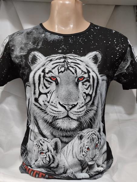 Футболка Panda (M-2XL) 1954 black (лето)