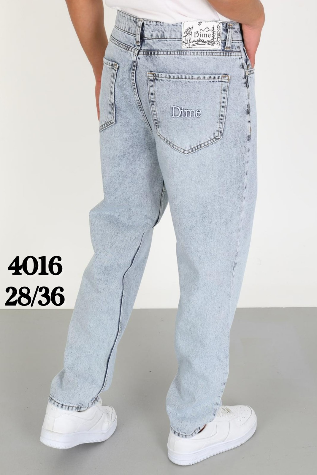 Джинсы God Baron (28-36) 4016 l.blue (деми)