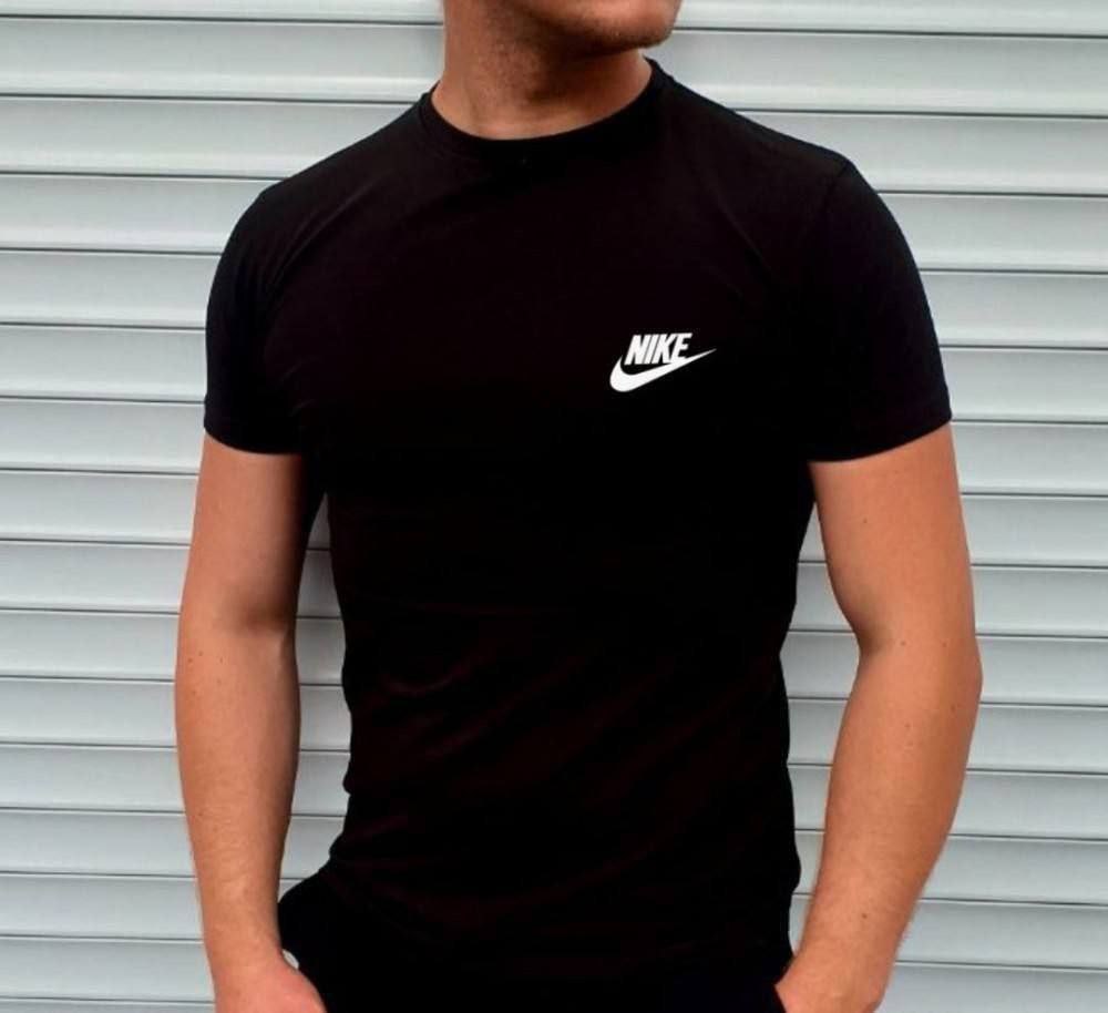 Футболка Sport style (M-2XL) 82 black (лето)