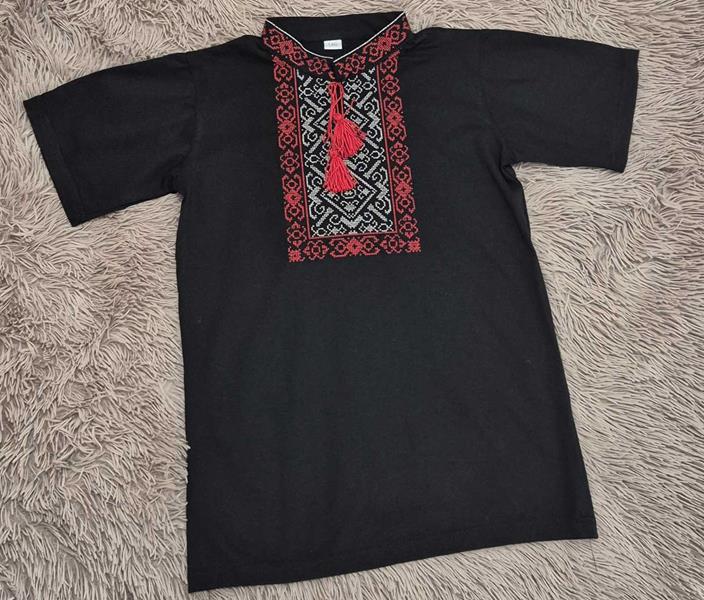 Вышиванка Limerense (140-176) LM7 black (лето)