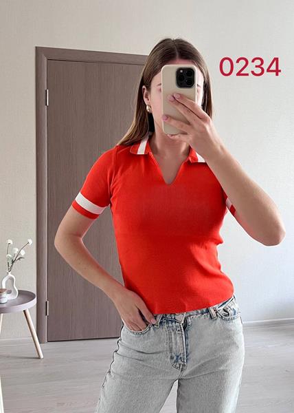 Футболка FSN (42-46) 0234 orange (лето)