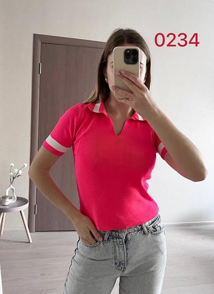 Футболка FSN (42-46) 0234 pink (лето)