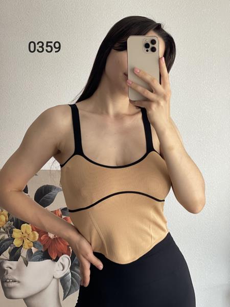Майка FSN (42-46) 0359 d.beige (лето)