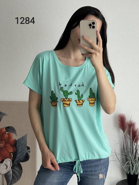Футболка FSN (48-54) 1284-1 l.blue (лето)