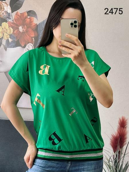 Футболка FSN (46-52) 2475 green (лето)
