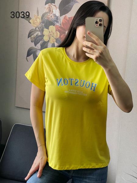 Футболка FSN (44-50) 3039 yellow (лето)