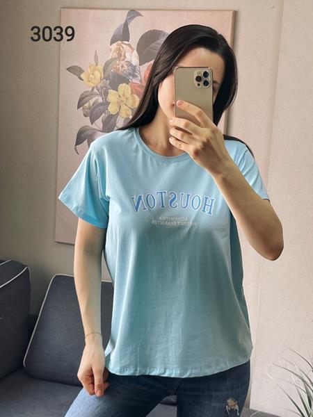 Футболка FSN (44-50) 3039-1 l.blue (лето)