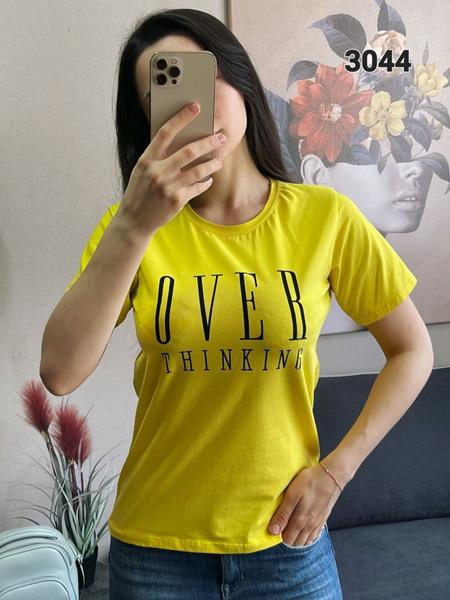 Футболка FSN (42-48) 3044 yellow (лето)