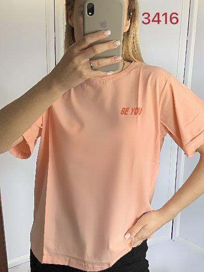 Футболка FSN (S-L) 3416 peach (лето)