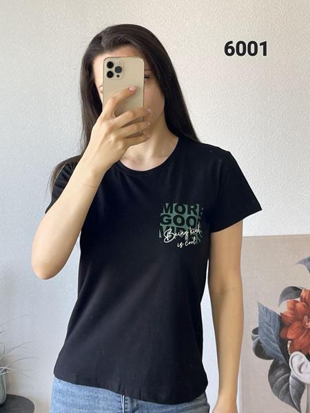 Футболка FSN (42-48) 6001 black (лето)