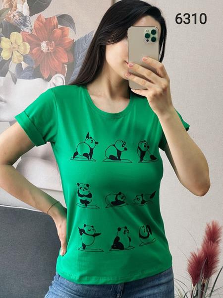 Футболка FSN (42-48) 6310 green (лето)