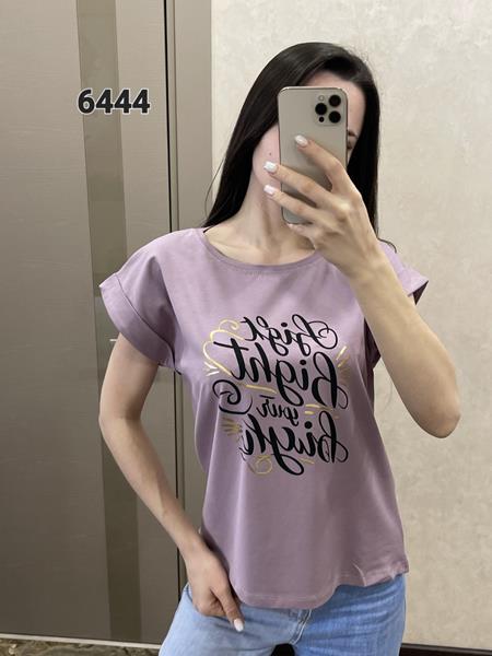 Футболка FSN (42-48) 6444 lilac (лето)
