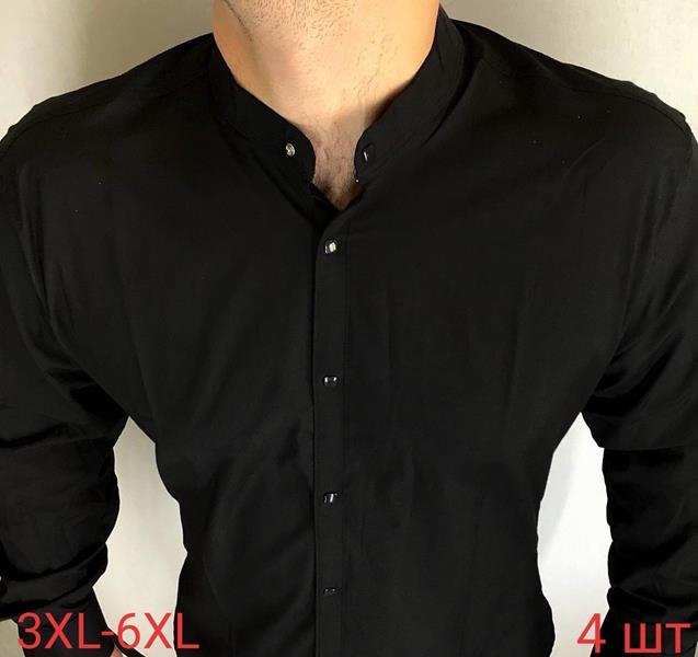 Рубашка Надийка (54-60) N16 black (деми)