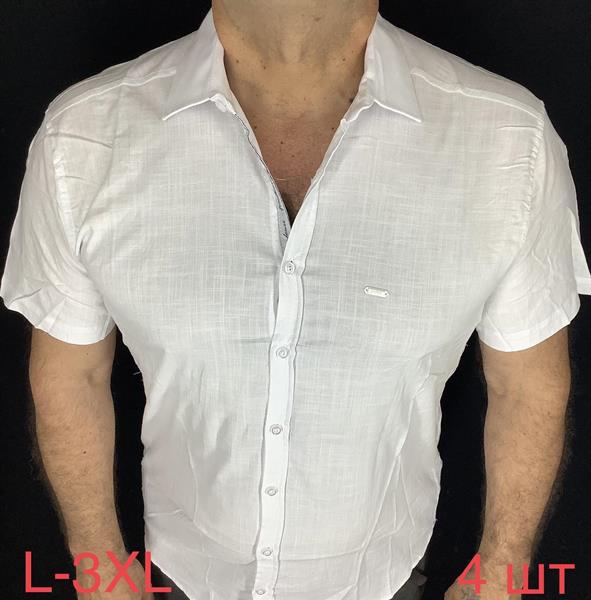 Рубашка Надийка (54-60) N33 white (лето)