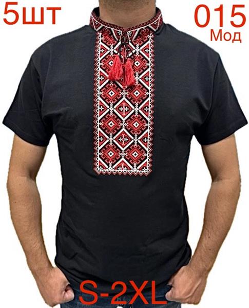 Вышиванка Надийка (S-2XL) N69-015 black (лето)