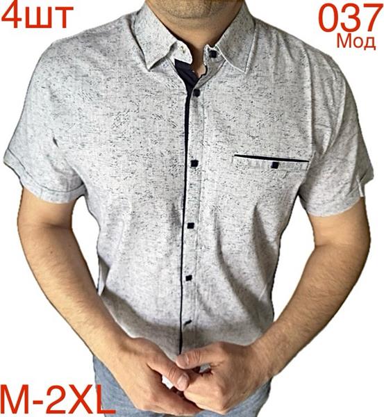 Рубашка Надийка (M-2XL) N87-037 white (лето)