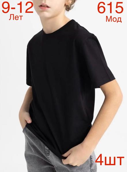 Футболка Надийка (9-12) N135-615 black (лето)