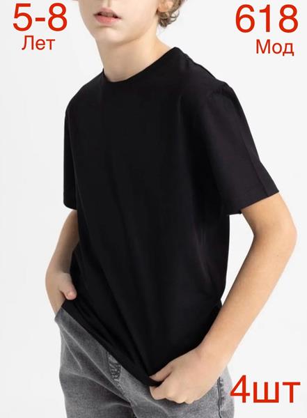 Футболка Надийка (5-8) N140-618 black (лето)