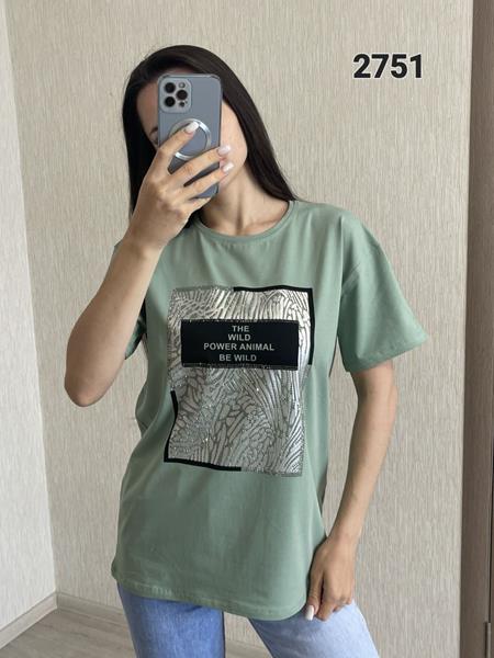 Футболка FSN (S-XL) 2751 mint (лето)