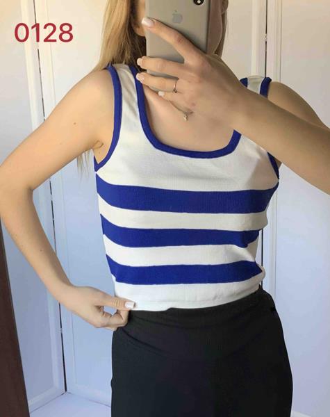 Майка FSN (42-46) 0128 white-blue (лето)
