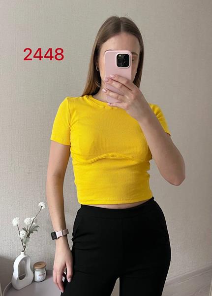 Топ FSN (42-46) 2448-2 yellow (лето)
