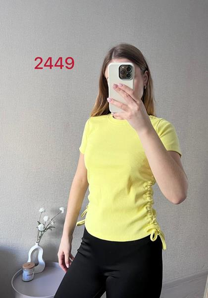 Футболка FSN (42-46) 2449 yellow (лето)
