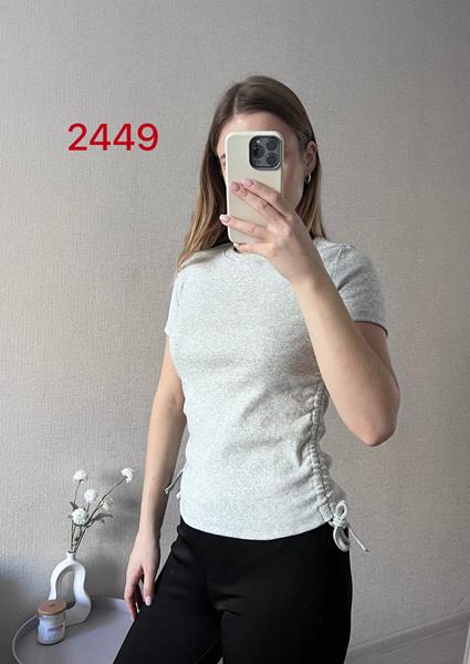 Футболка FSN (42-46) 2449 l.grey (лето)