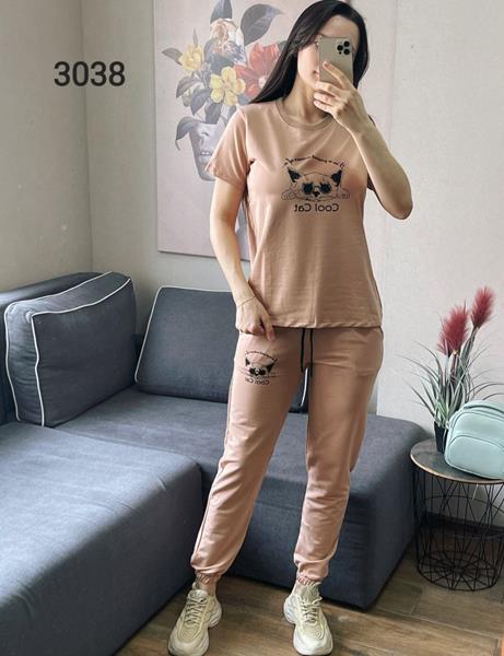 Костюм FSN (42-48) 3038 beige (лето)