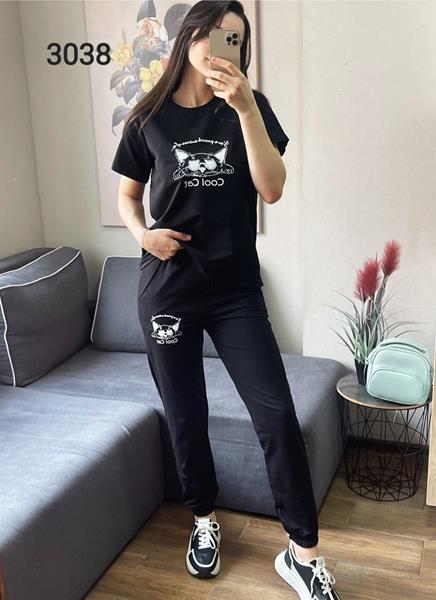 Костюм FSN (42-48) 3038 black (лето)